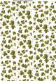Ivy Leaves A4 Backing Paper in Olive Green