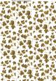Ivy Leaves A4 Backing Paper in Brown