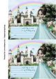 Princess Party Invitation in Blue