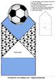 Football Crazy Pop Up Spring Diamond Top Card in Pale Blue