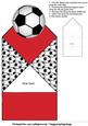 Football Crazy Pop Up Spring Diamond Top Card in Red