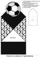 Football Crazy Pop Up Spring Diamond Top Card Black/white