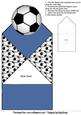 Football Crazy Pop Up Spring Diamond Top Card in Dark Blue