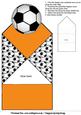 Football Crazy Pop Up Spring Diamond Top Card in Orange