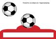 Football Crazy Fold Up Card in Red