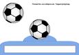 Football Crazy Fold Up Card in Pale Blue