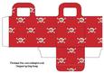 Pirate Party Gift Bag in Red