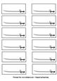 Pirate Party Food Labels Cutlasses