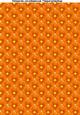 Burst of Blooms A4 Backing Paper in Orange