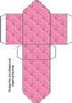 Bright Pink Roses Tag Gift Box