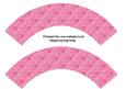 Bright Pink Roses Cupcake Wrappers