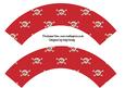 Pirate Party Cupcake Wrappers Girl