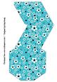 Daisy Daisy in Bright Blue Pyramid Box