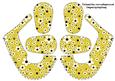 3D Baby Shoes in Daisy Daisy in Yellow