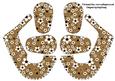 3D Baby Shoes in Daisy Daisy in Brown