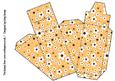 Daisy Daisy in Orange Cake Slice Gift Box