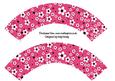 Daisy Daisy in Bright Pink Cupcake Wrappers