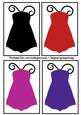 Bolds Set of Four Dress Toppers