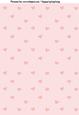 Scattered Hearts A4 Backing Paper in Pink