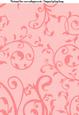 Foliage Swirls A4 Backing Paper in Baby Pink