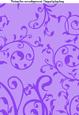 Oliage Swirls A4 Backing Paper in Purple