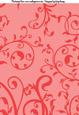 Oliage Swirls A4 Backing Paper in Red