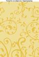 Foliage Swirls A4 Backing Paper in Yellow
