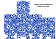 Daisy Daisy in Blue Tall Slim Gift Box