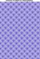 Organza Flowers A4 Backing Paper in Blue