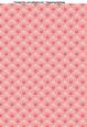 Organza Flowers A4 Backing Paper in Red