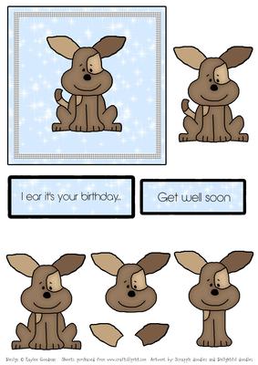 Doggy Big Ears Card