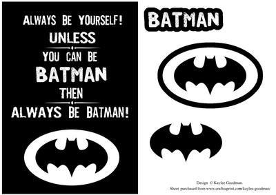 Always Be Batman! Symbol Card
