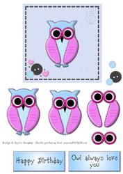 Stitched Owl