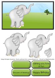 Cute Safari Elephant