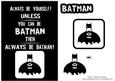 Always Be Batman Card