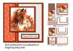 Pretty Horses Greeting Card Mini Kit