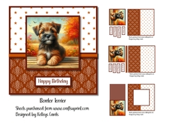 Border Terrier Card