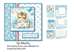 Tiger Baby Boy Card