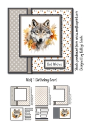 Wolf 1 Birthday Card