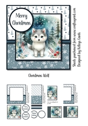 Christmas wolf