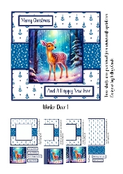 Winter Deer 1