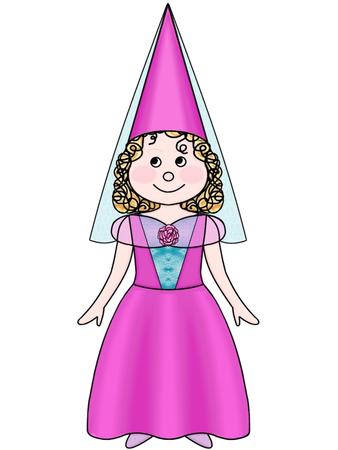 Little Princess Dressing Up Original Art