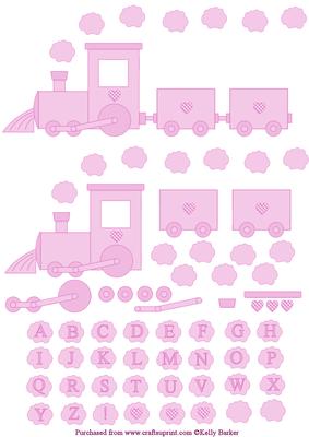 Baby Girl Pink Train
