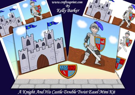A Knight and His Castle Double Twist Easel Mini Kit