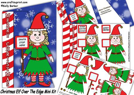 Christmas Elf Over the Edge Mini Kit