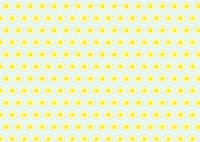 Yellow Daisies on a Pale Blue Background Backing Paper