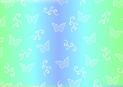 Meadow Butterflies and Swirls Backing Paper Background