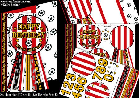 Southampton Rosette Over Edge All Ages Birthday Father's Day