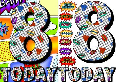 8 Today Comic Book Birthday A5