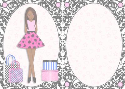 Teen Girl Ethnic Brunette Boxes & Bags in Hot Pink A5 Insert